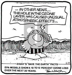 Ziggy on Monday August 19, 1991 Comic Strip