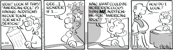 Drabble on Monday April 26, 2004 Comic Strip