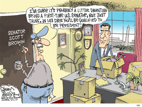 Glenn McCoy on Wednesday January 20, 2010 Comic Strip