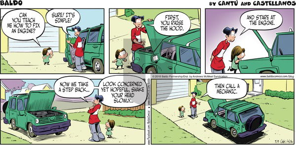 Baldo on Sunday July 1, 2018 Comic Strip