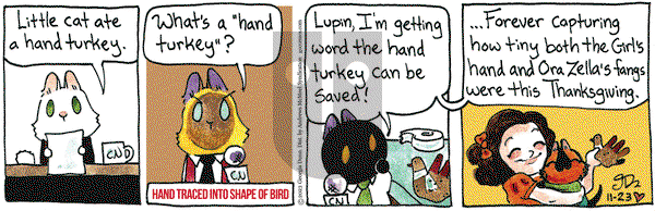 Breaking Cat News - Thursday November 23, 2023 Comic Strip