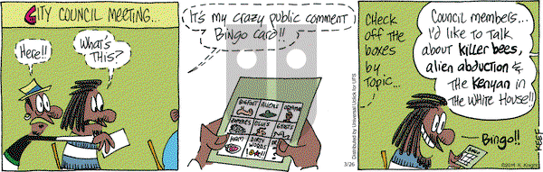 The Knight Life on Wednesday March 26, 2014 Comic Strip