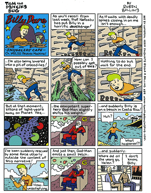 Tom the Dancing Bug on Saturday January 31, 2004 Comic Strip