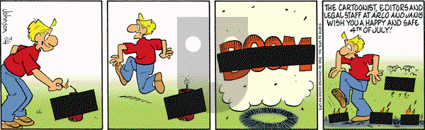 Arlo and Janis on Friday July 4, 2014 Comic Strip