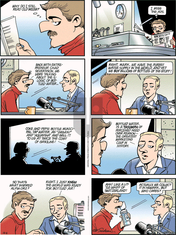 Doonesbury - Sunday December 2, 2007 Comic Strip