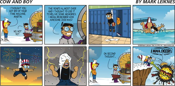 Cow and Boy Classics on Sunday December 28, 2008 Comic Strip