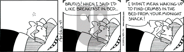 The Born Loser on Tuesday April 1, 2008 Comic Strip