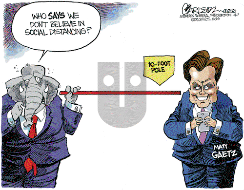 Stuart Carlson on Wednesday April 7, 2021 Comic Strip