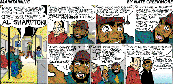 Maintaining on Sunday February 3, 2008 Comic Strip