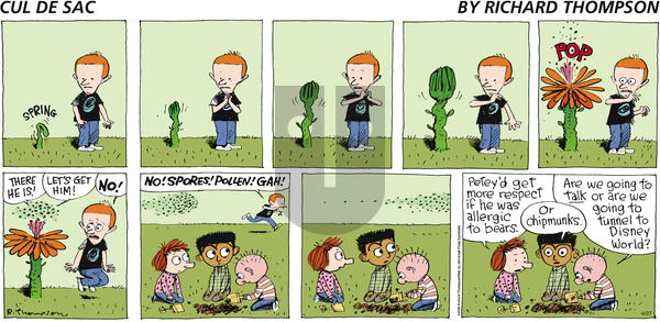 Cul de Sac on Sunday April 27, 2008 Comic Strip