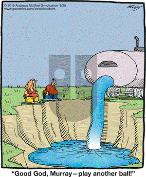 In the Bleachers on Wednesday September 25, 2019 Comic Strip