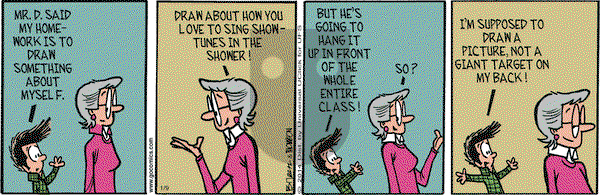 Grand Avenue on Saturday January 9, 2016 Comic Strip