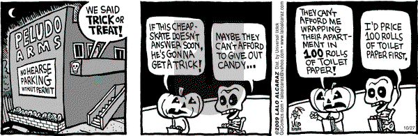 La Cucaracha on Tuesday October 27, 2009 Comic Strip