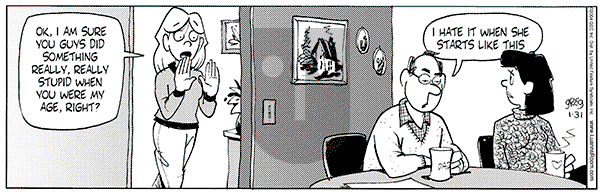 Luann on Saturday January 31, 2004 Comic Strip