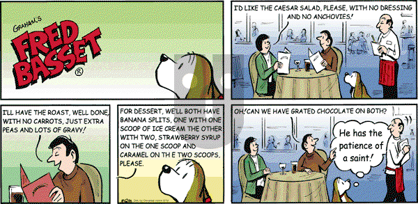 Fred Basset on Sunday September 19, 2010 Comic Strip
