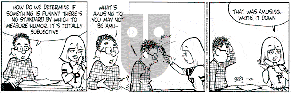 Luann on Monday January 20, 2003 Comic Strip