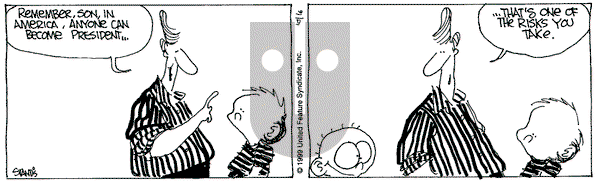 The Buckets on Saturday October 16, 1999 Comic Strip