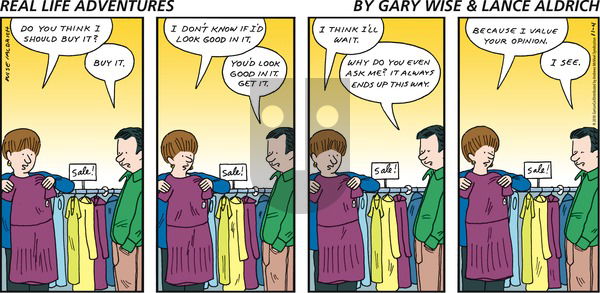 Real Life Adventures on Sunday November 4, 2018 Comic Strip