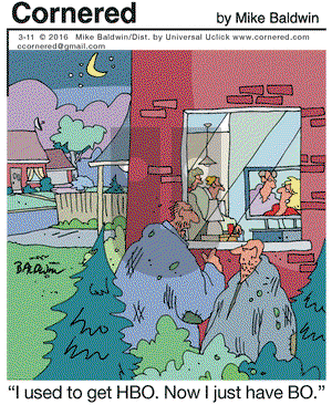 Cornered on Friday March 11, 2016 Comic Strip