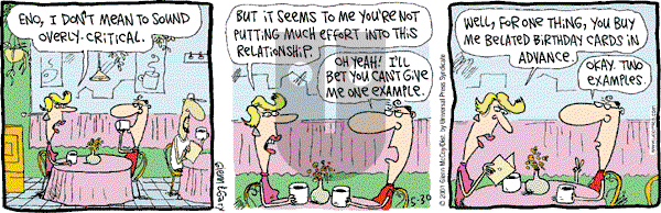 The Duplex on Wednesday May 30, 2001 Comic Strip