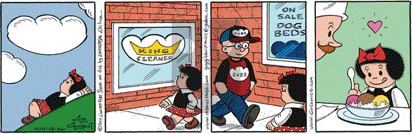 Nancy on Monday August 15, 2011 Comic Strip