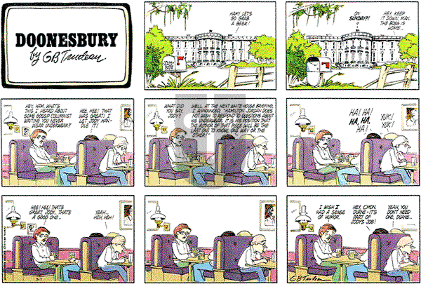 Doonesbury on Sunday July 3, 1977 Comic Strip