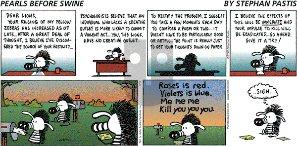 Pearls Before Swine on Sunday February 19, 2006 Comic Strip