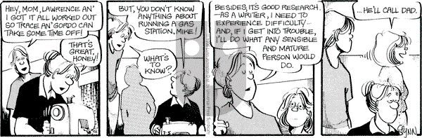 For Better or For Worse on Wednesday November 13, 1996 Comic Strip