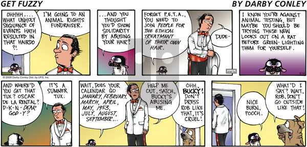 Get Fuzzy on Sunday June 14, 2009 Comic Strip