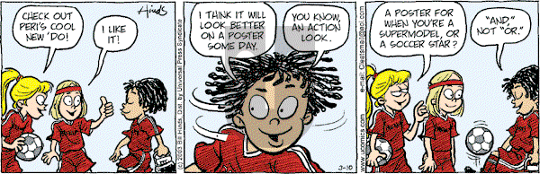 Cleats - Monday March 10, 2003 Comic Strip