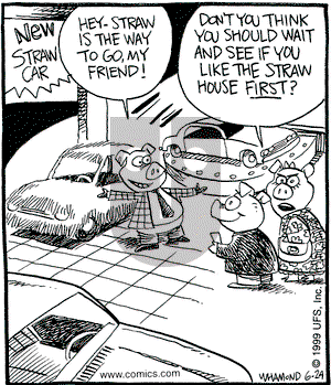 Reality Check - Thursday June 24, 1999 Comic Strip