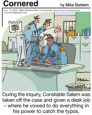 Cornered on Monday February 4, 2013 Comic Strip