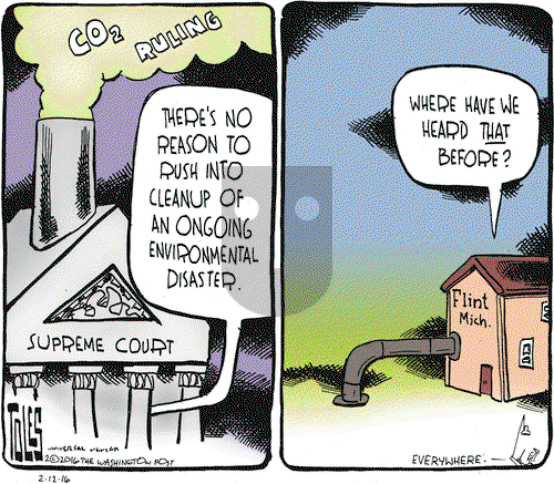 Tom Toles on Friday February 12, 2016 Comic Strip