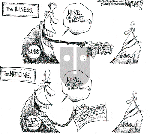 Matt Davies on Friday February 15, 2008 Comic Strip
