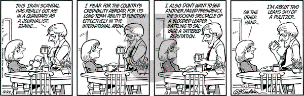 Doonesbury on Monday December 22, 1986 Comic Strip