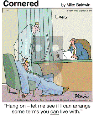 Cornered on Tuesday February 4, 2020 Comic Strip