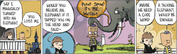 Wallace the Brave on Saturday November 9, 2019 Comic Strip