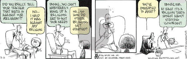 Non Sequitur on Friday March 31, 2006 Comic Strip