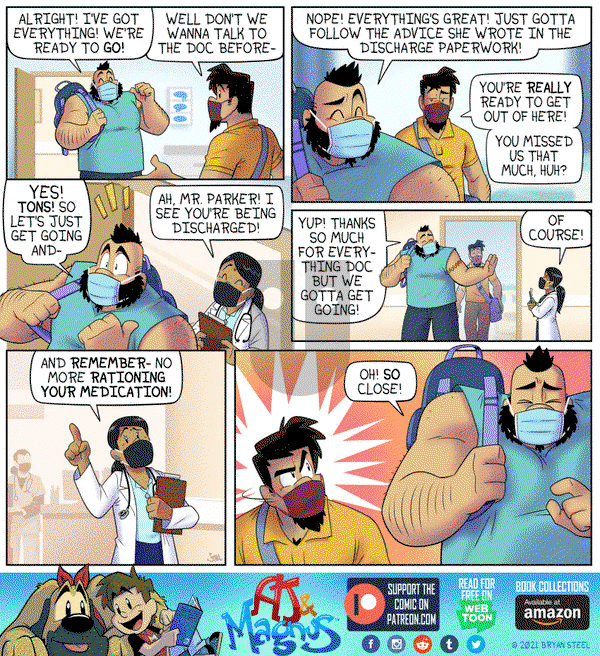 AJ and Magnus on Monday May 31, 2021 Comic Strip