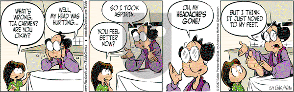 Baldo on Monday May 1, 2017 Comic Strip