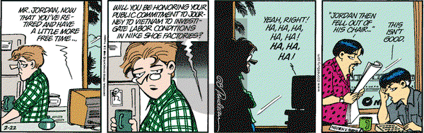 Doonesbury on Monday February 22, 1999 Comic Strip