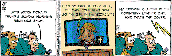 La Cucaracha on Wednesday February 3, 2016 Comic Strip