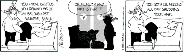 The Born Loser on Friday November 21, 1997 Comic Strip
