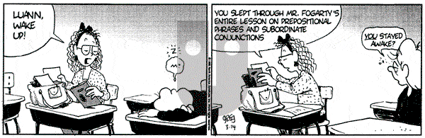 Luann on Thursday March 14, 1996 Comic Strip