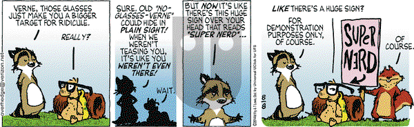 Over the Hedge on Friday August 8, 2014 Comic Strip