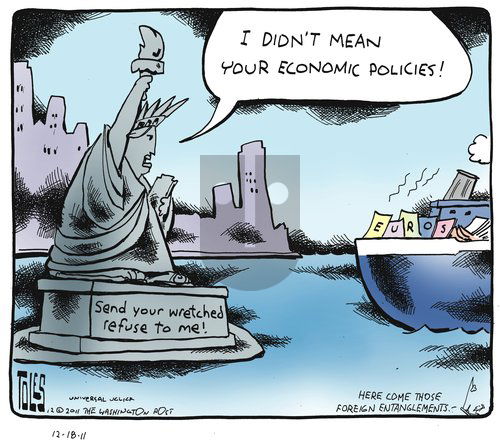 Tom Toles - Sunday December 18, 2011 Comic Strip