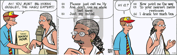 Lucky Cow on Thursday November 20, 2003 Comic Strip