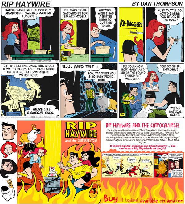 Rip Haywire on Sunday December 24, 2017 Comic Strip