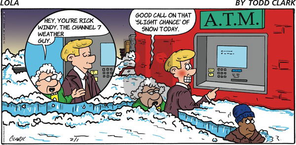 Lola on Sunday February 1, 2009 Comic Strip