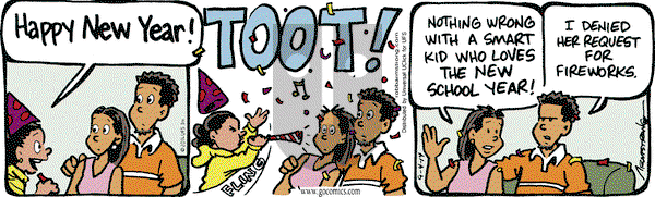 JumpStart on Thursday September 4, 2014 Comic Strip